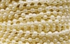 Fused String Pearls - 3mm Ivory