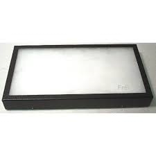 14.5" X 7.75" X 1" Glass Top Display Box