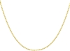 2.4 Bead Gold Plated Finished Necklace Chain with Extender - 26"