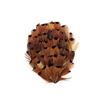 Natural Heart Ringneck Pheasant Feather Pad