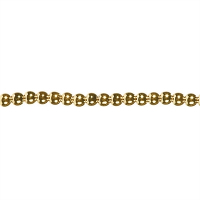 3.5mm Japanese Quality Acrylic Pearls - Gold