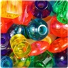 Jumbo Plastic Beads- Transparent Multi