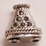 Marcasite Small 2 to 1 Cone End