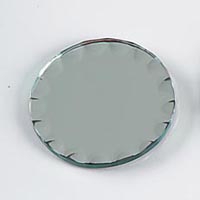 Round Scalloped Edge Mirrors