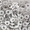 O Bead-ALUMINUM SILVER