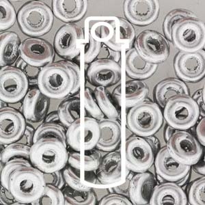 O Bead-ALUMINUM SILVER