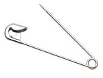 #0 (7/8")  Coiled Safety Pins