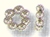 2mm Sterling Silver Septa Bead - 1 Row - 6.5mm Overall Size - 3mm Hole Size