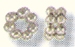 2mm Sterling Silver Septa Bead - 2 Row6x4mm Overall Size - 3mm Hole Size