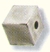 6mm Sterling Silver Cube Bead