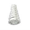 Sterling Silver Spiral Cone End- 16 x 10mm