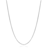 1mm Curb Stainless Steel Finished Necklace Chain - 18"