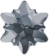 Swarovski 10mm Edelweiss Flatback- Silver Night