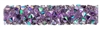 Swarovski 30mm Fine Rock Tube- Light Amethyst/Paradise Shine/Violet