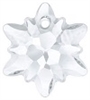 Swarovski 14mm Edelweiss Pendant- Crystal