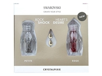 Swarovski Crystalpixie Petite and Edge Nail Art - Rock Shock and Heart's Desire with Gold