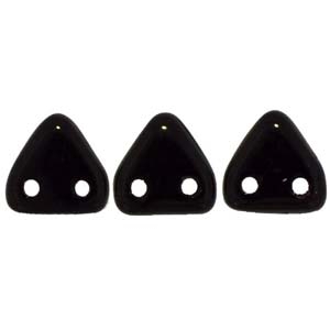 2 hole Triangle Beads-JET