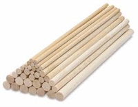 Unfinished Wood Dowel Rods