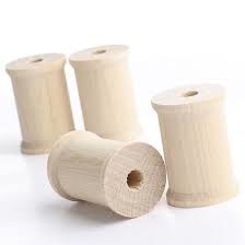 Unfinished Wood Spools