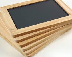 Wood Trimmed Blackboard - 5" x 7"