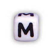 12mm Ceramic Letter Beads