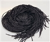 Hand Dyed Silk Strands - Black