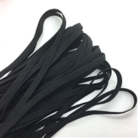 1/4" Elastic - Black, 100 yards