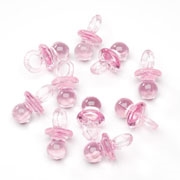 Plastic Pacifier Shower Favor - Pink