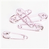 Plastic Diaper Pin Shower Favor - Shiny Pink