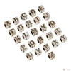 4mm Lead Free Pewter Letter Beads