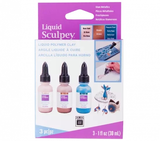 Liquid SculpeyÂ® Multi-Pack â€“ Glam Metallics