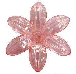 Lucite Star Flower Bead - 24mm