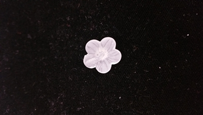 Dyable Frost White Lucite Flower Bead - #1646