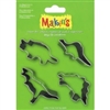 #37102 Makins Clay Cutters- 4 Piece Set - Dinosaurs