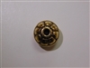 16x10mm Tunisian Antique Gold Washed