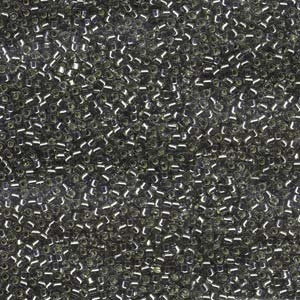 DB048 Silver Lined Grey - Miyuki Delica Seed Beads - 11/0