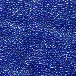 DB063 Lined Blue Violet AB - Miyuki Delica Seed Beads - 11/0