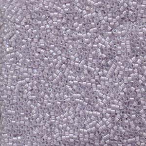 DB080 Lined Pale Lavender AB - Miyuki Delica Seed Beads - 11/0