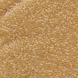 DB099 Transparent Light Amber Luster - Miyuki Delica Seed Beads - 11/0