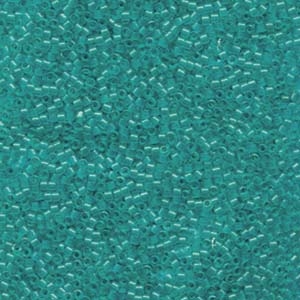 DB1108 Transparent Caribbean Teal - Miyuki Delica Seed Beads - 11/0