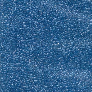 DB113 Transparent Blue Luster - Miyuki Delica Seed Beads - 11/0