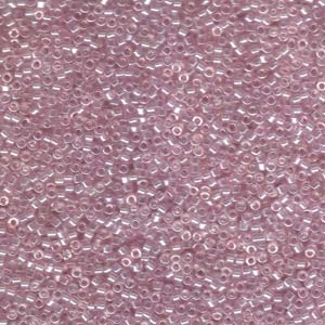 DB1472 Transparent Pale Rose Luster - Miyuki Delica Seed Beads - 11/0