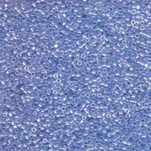 DB1475 Transparent Pale Sky Blue Luster - Miyuki Delica Seed Beads - 11/0
