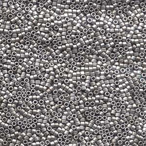 DB336 Matte Palladium Plated - Miyuki Delica Seed Beads - 11/0