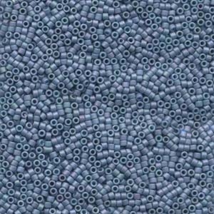 DB376 Matte Metallic Light Grey Blue - Miyuki Delica Seed Beads - 11/0