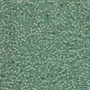 DB385 Matte Sea Glass Green - Miyuki Delica Seed Beads - 11/0