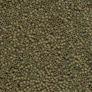 DB390 Matte Opaque Green Tea - Miyuki Delica Seed Beads - 11/0