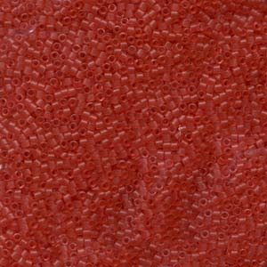 DB779 Dyed Matte Transparent Salmon - Miyuki Delica Seed Beads - 11/0