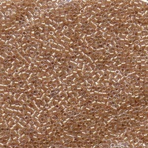 DB901 Sparkling Gold Lined Crystal - Miyuki Delica Seed Beads - 11/0