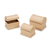 Paper Mache Chest Set - 4-1/4 - 3-3/4 - 3-1/2 inches